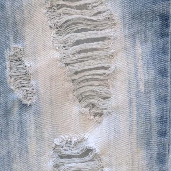 03 White Blue Ripped Jeans Seductions Sirens - Picture 5 of 13